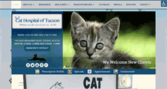 Desktop Screenshot of catvettucson.com