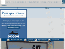 Tablet Screenshot of catvettucson.com